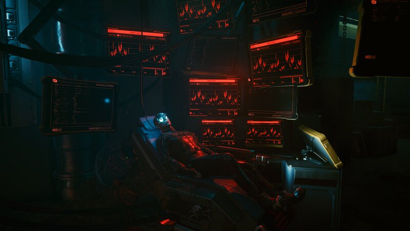 Cyborg in Medical Chair