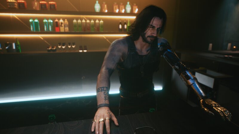 Cyborg Man at Bar