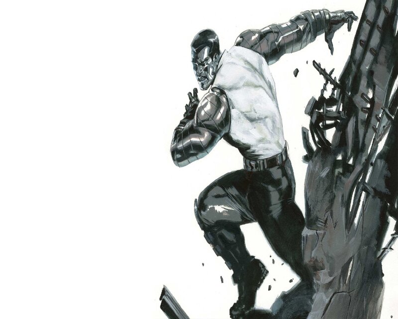 Cyborg Man Climbing