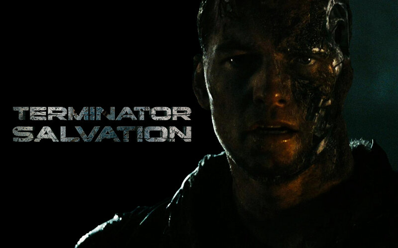 Cyborg Man with Damaged Face
