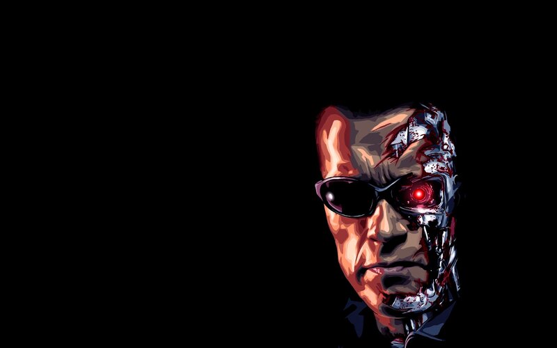 Cyborg Man with Sunglasses