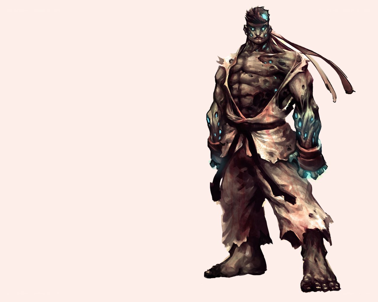 cyborg martial artist character