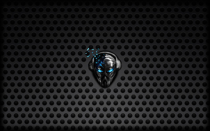 Cyborg Mask with Headphones