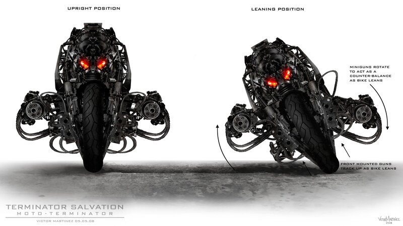 Cyborg Motorcycle — Black