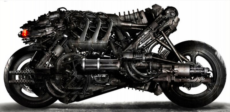 cyborg motorcycle concept