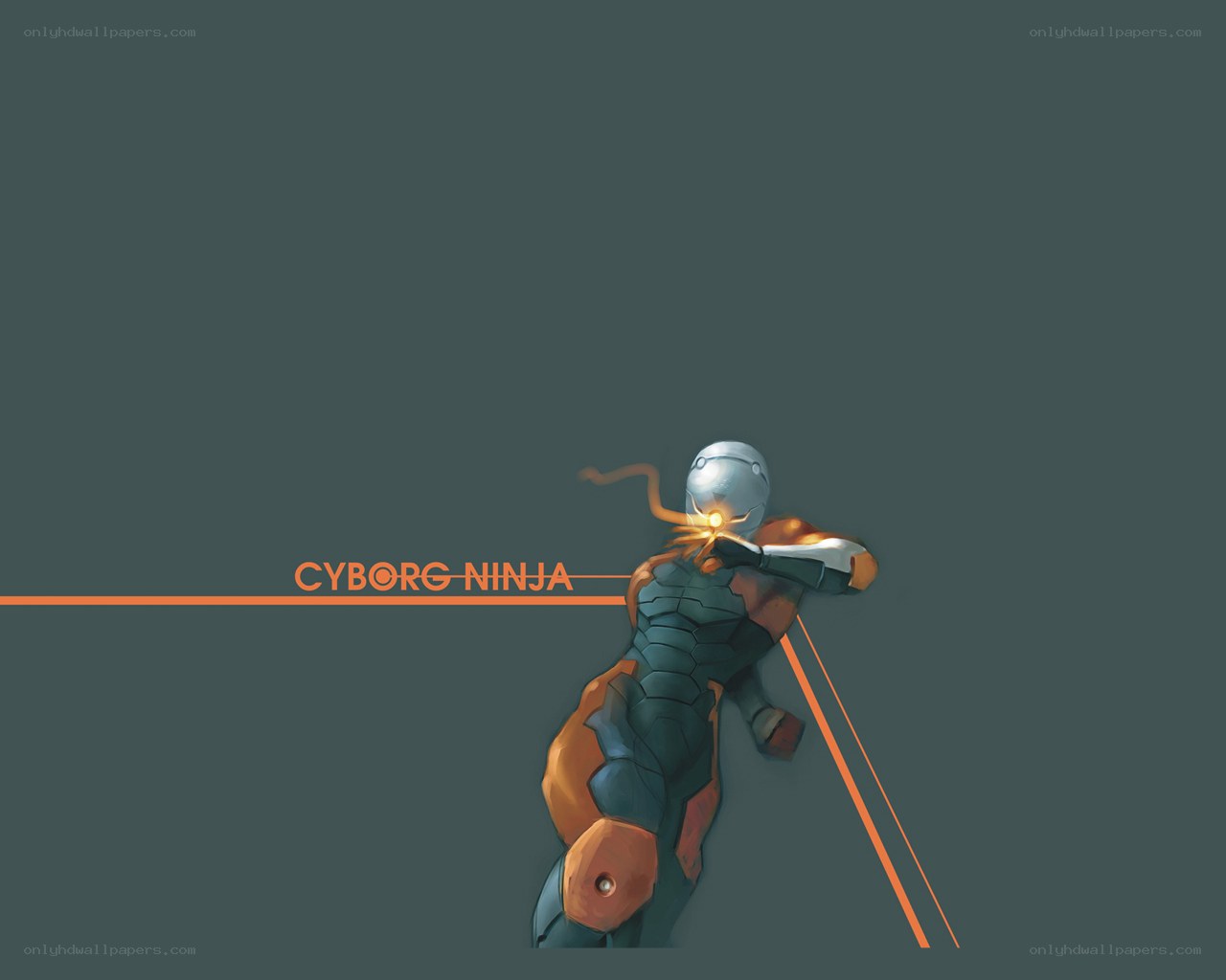 Cyborg Ninja Character Art