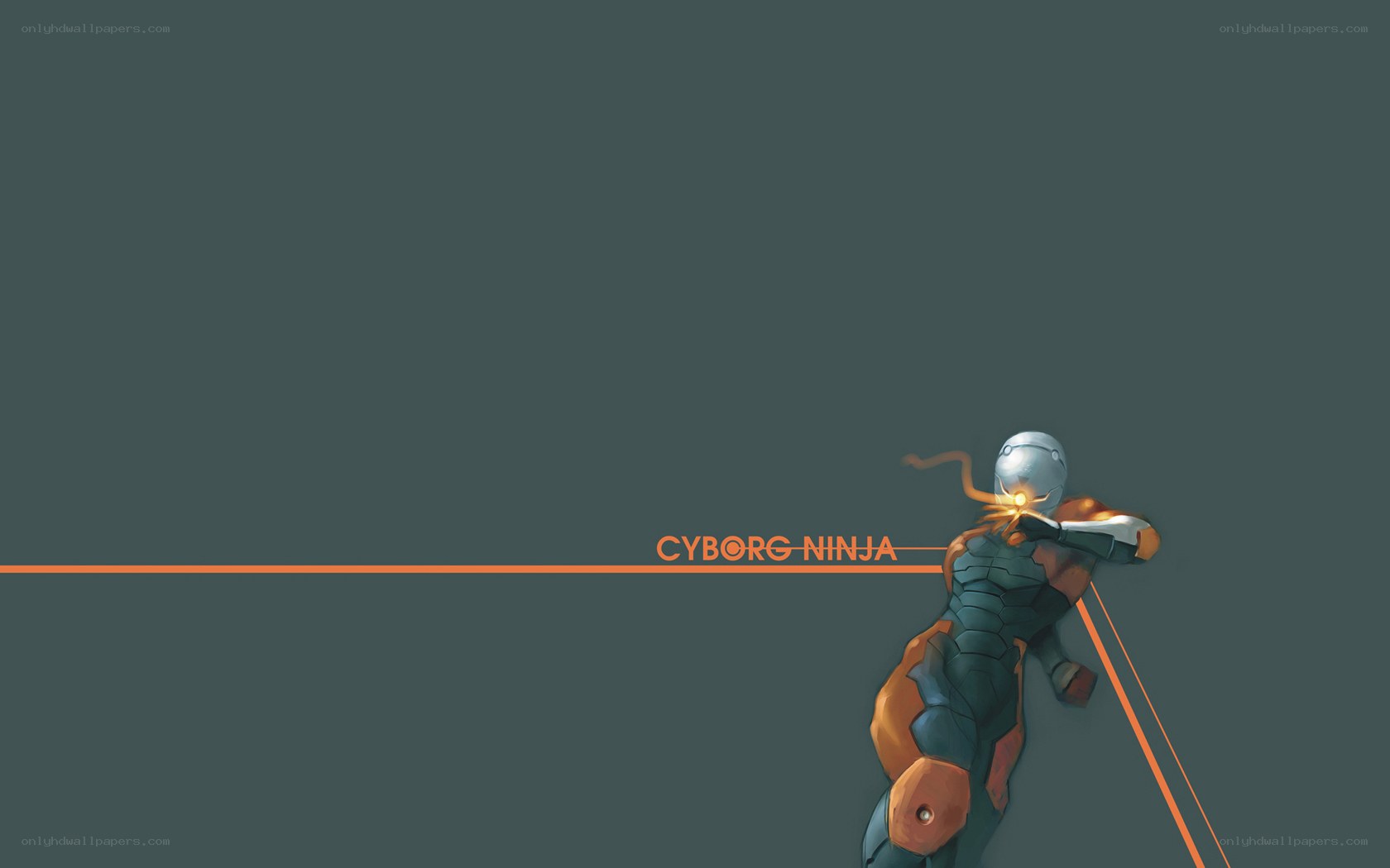 Cyborg Ninja Character Art