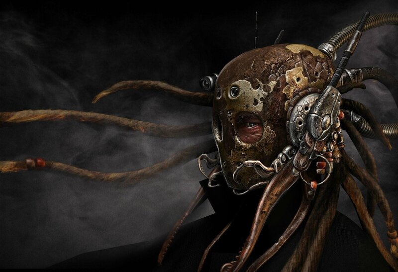 cyborg octopus creature