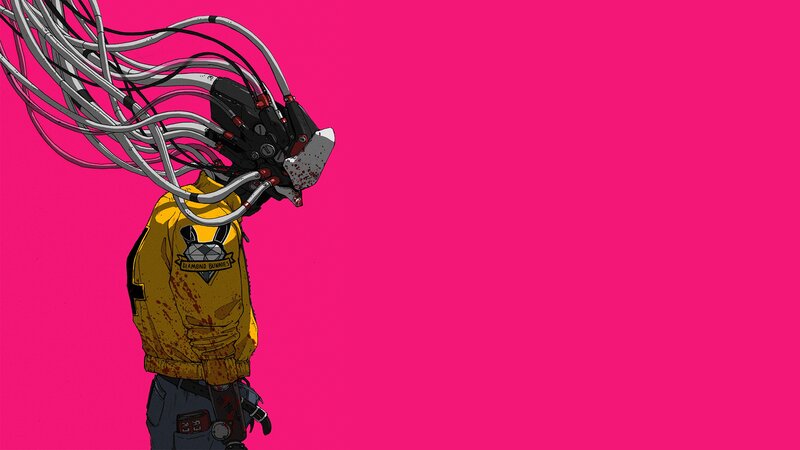 Cyborg Person with Cables