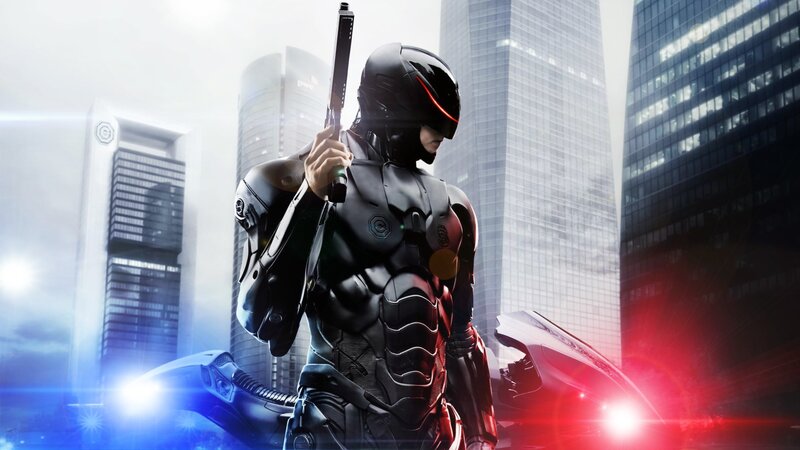 Cyborg Police Officer — Black