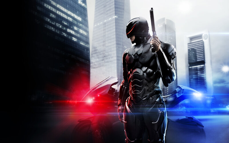 Cyborg Police Officer