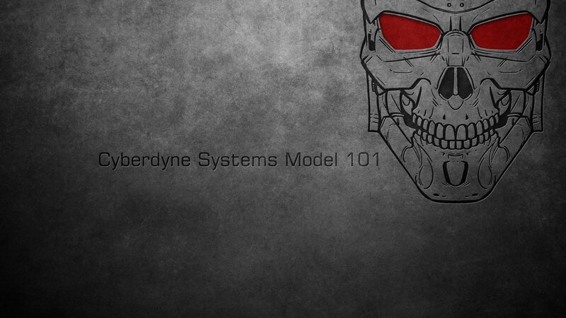 Cyborg Skull — Gray