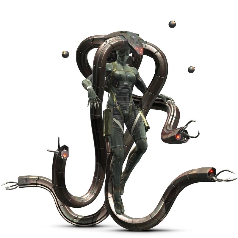 cyborg snake creature