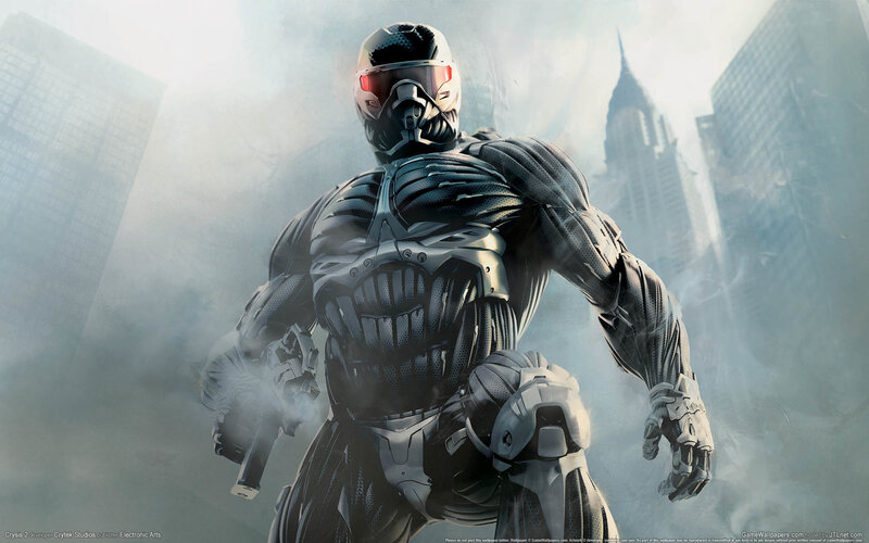 Cyborg Soldier in City — Gray