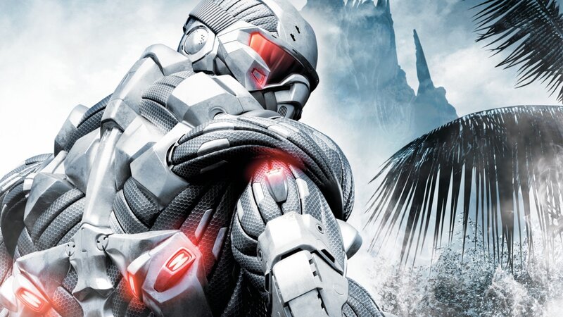 cyborg soldier in tropical setting