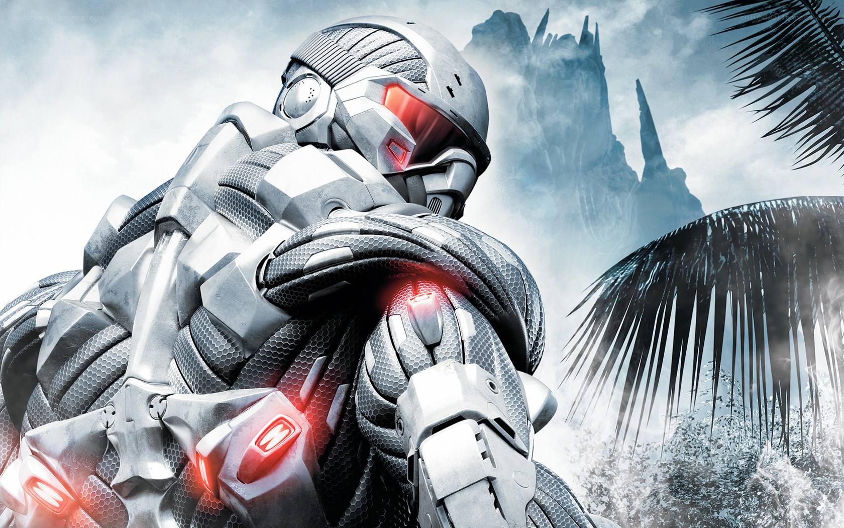 cyborg soldier on alien planet