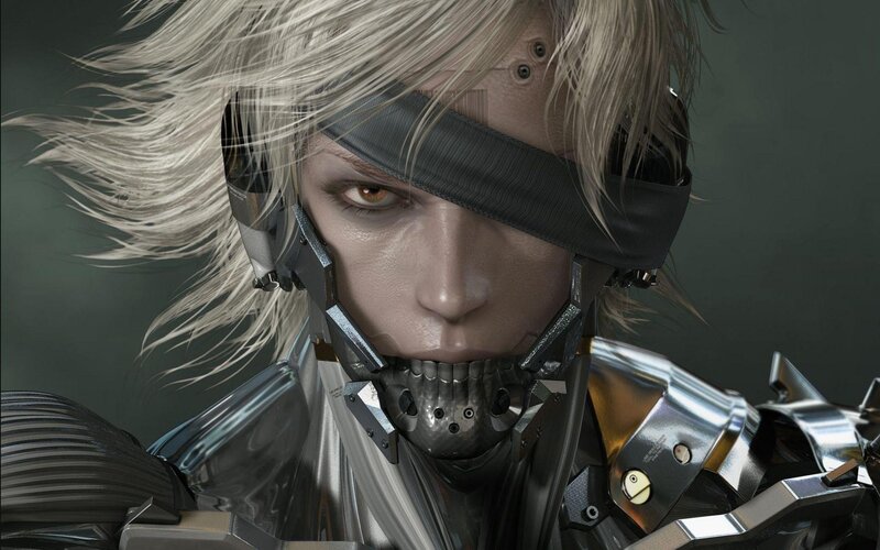 Cyborg Soldier with Blonde Hair