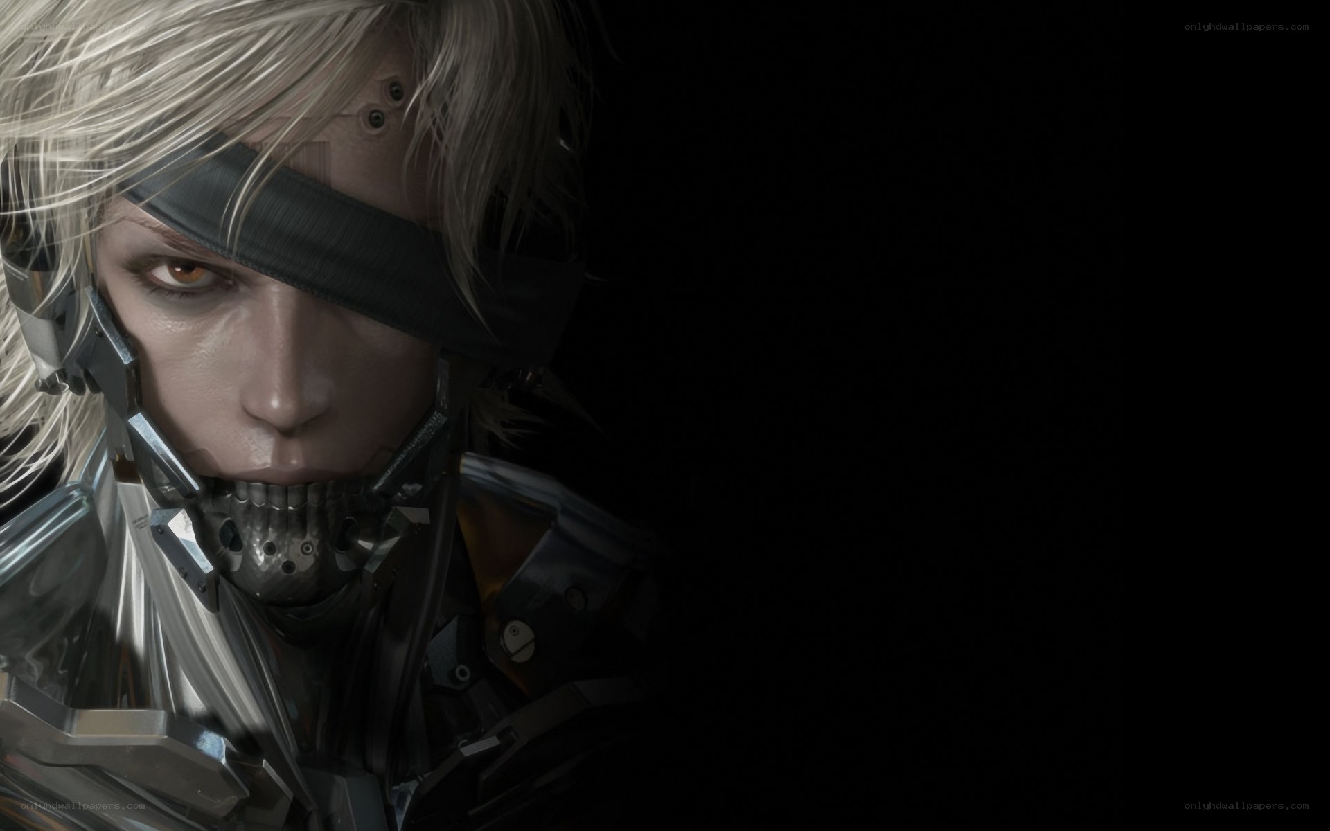 cyborg soldier with eye patch