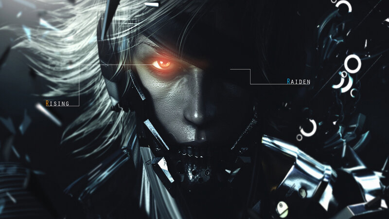 Cyborg Soldier with Red Eye — Black
