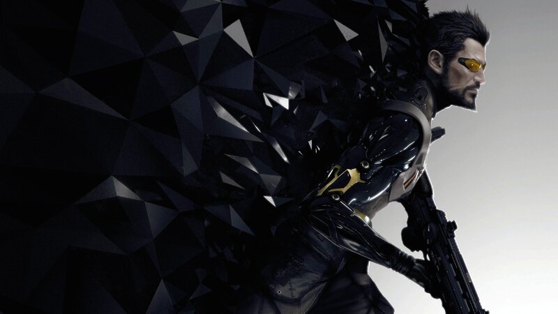 Cyborg Soldier with Rifle — Black