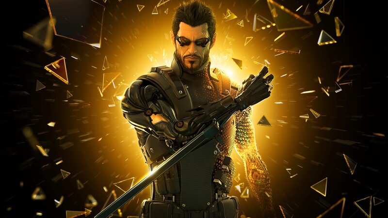 Cyborg Soldier with Sword — Black, Dramatic, 3d Render