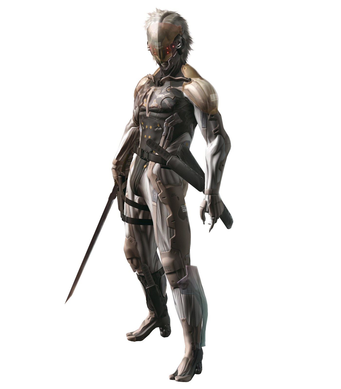 cyborg soldier with sword