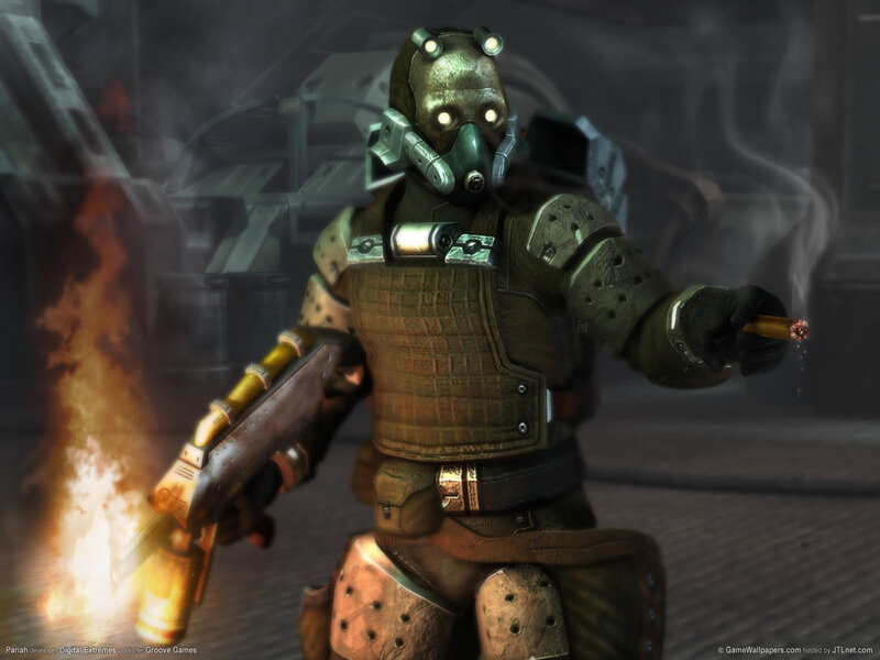 cyborg soldier with weapon