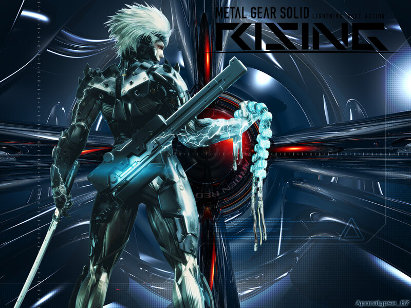 Cyborg Soldier with Weapon — Blue