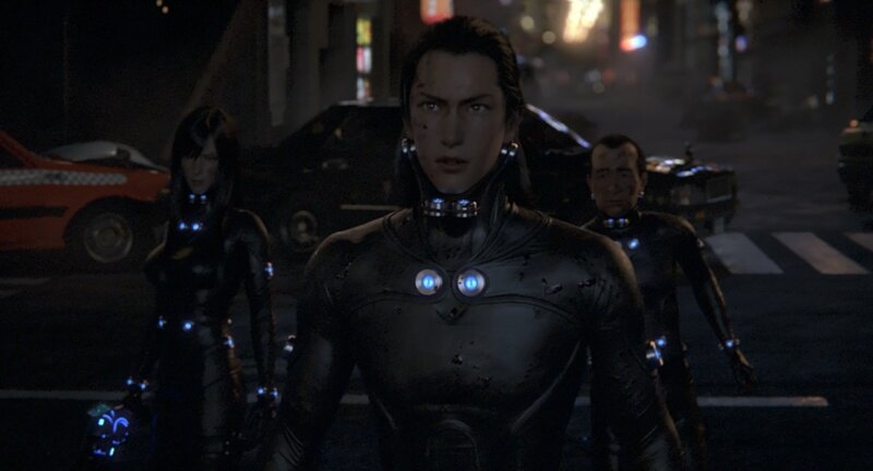 Cyborg Soldiers on Street