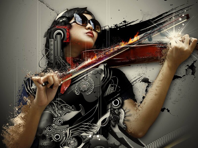 Cyborg Violinist