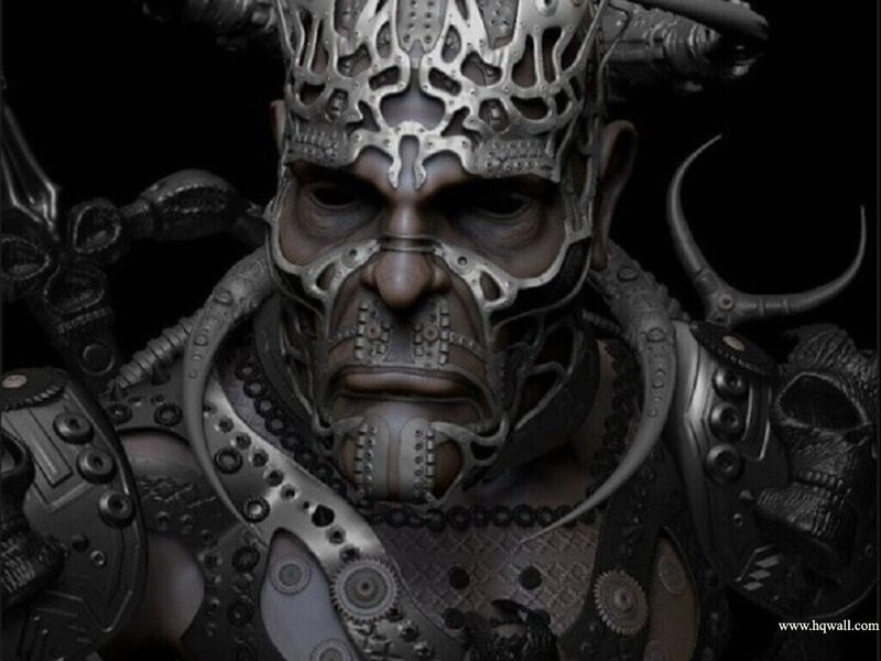 Cyborg Warrior Figure