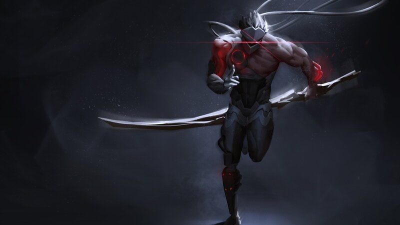 Cyborg Warrior Running