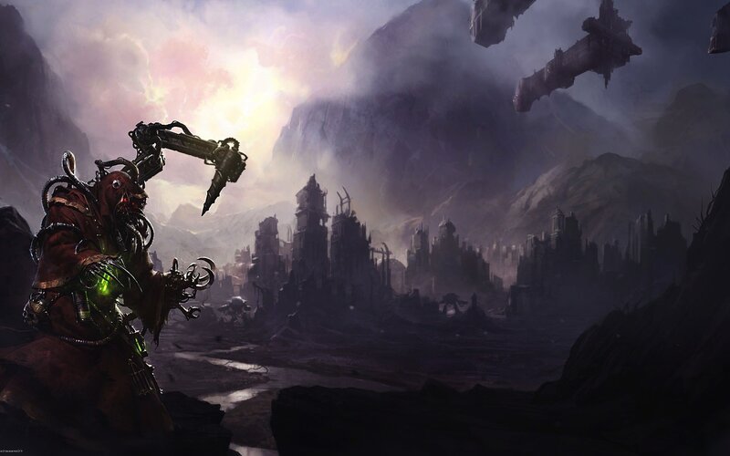 Cyborg Warrior with Drill
