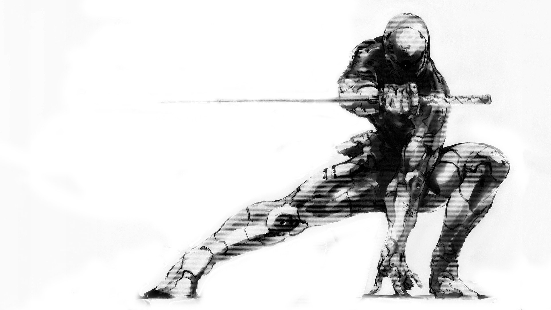 cyborg warrior with sword