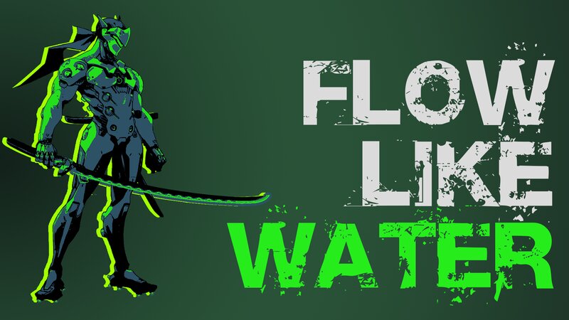 Cyborg Warrior with Sword — Green