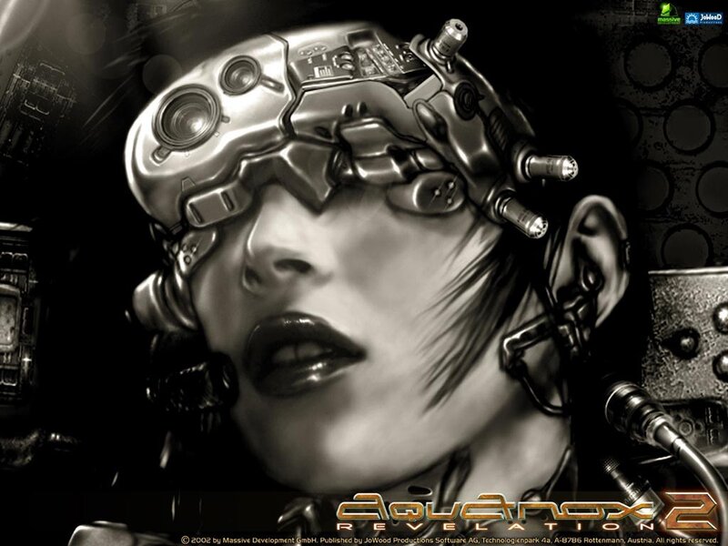 Cyborg Woman with Helmet — Black