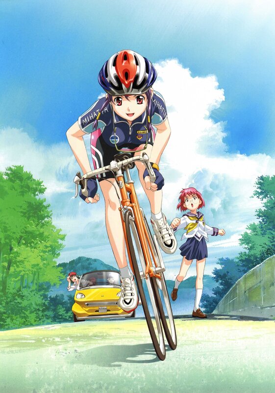 Cycling anime scene