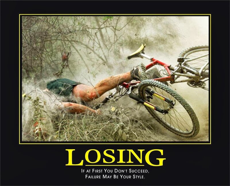 Cyclist Falling