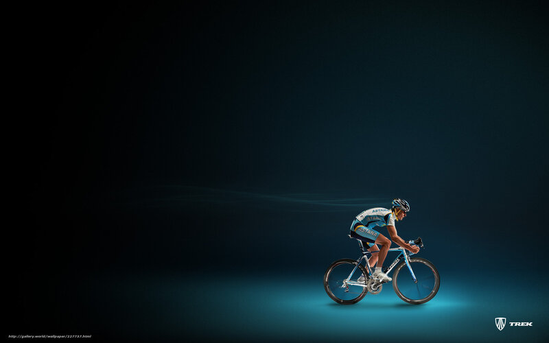 cyclist in blue jersey