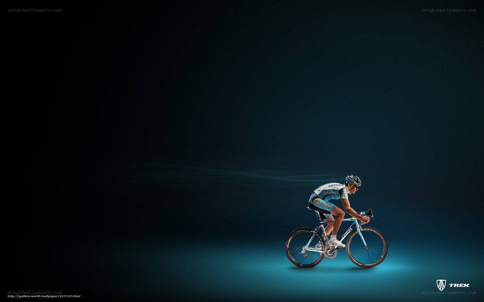 cyclist in blue jersey