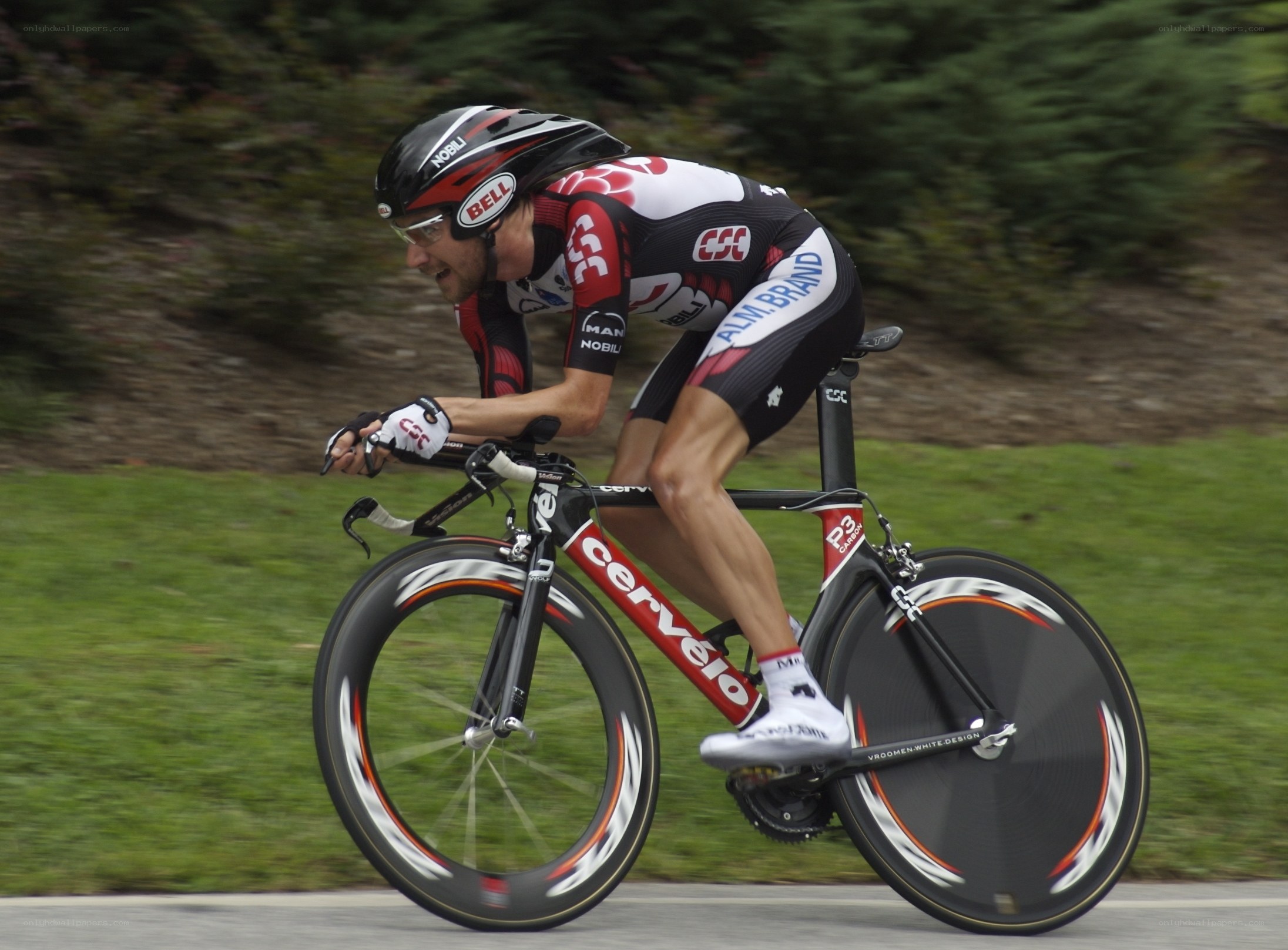 cyclist in racing gear