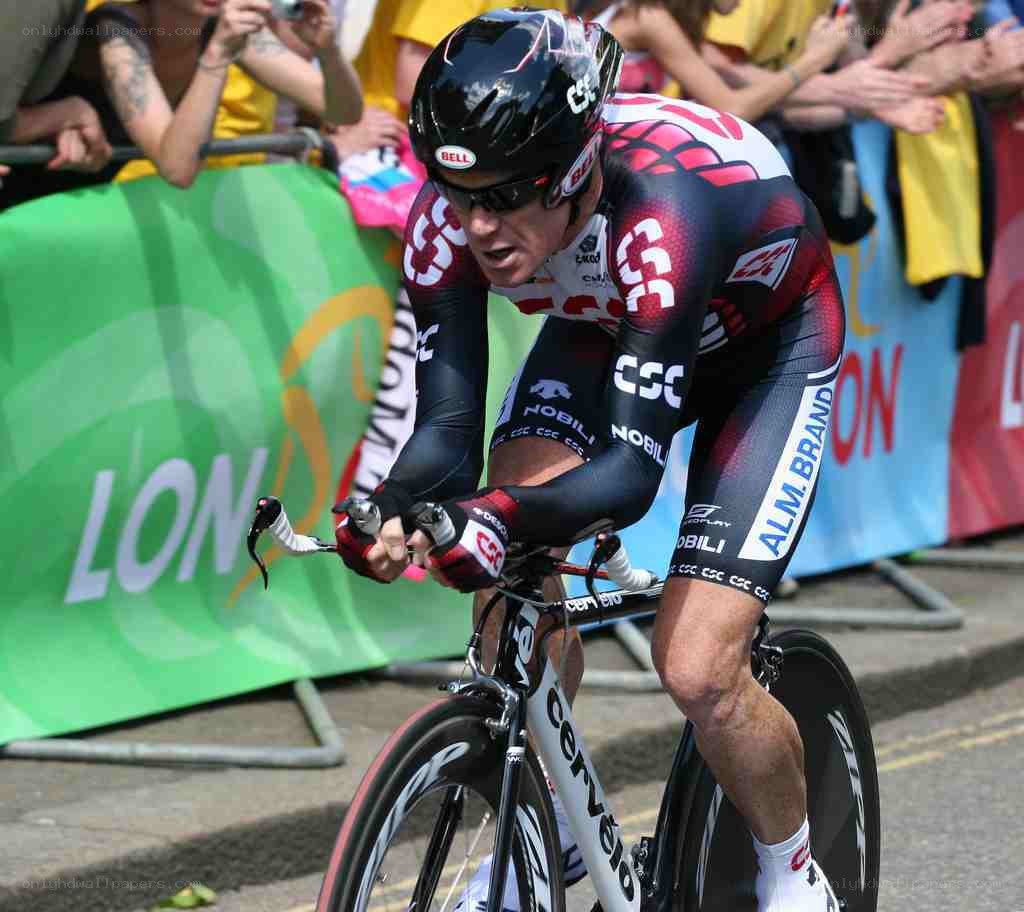 cyclist in racing gear