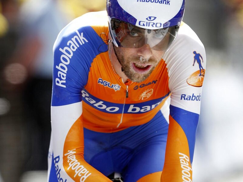 Cyclist in Racing Suit