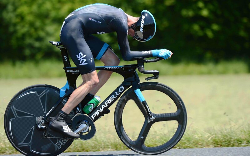 cyclist in time trial