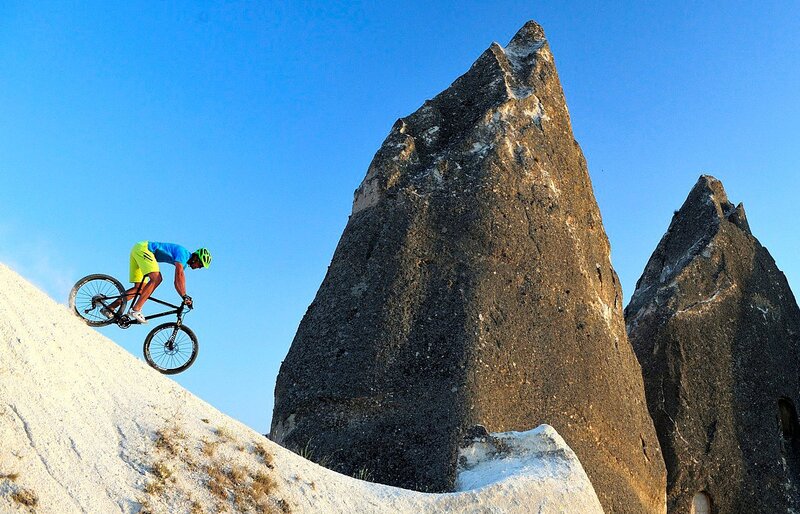 Cyclist on Mountain Bike