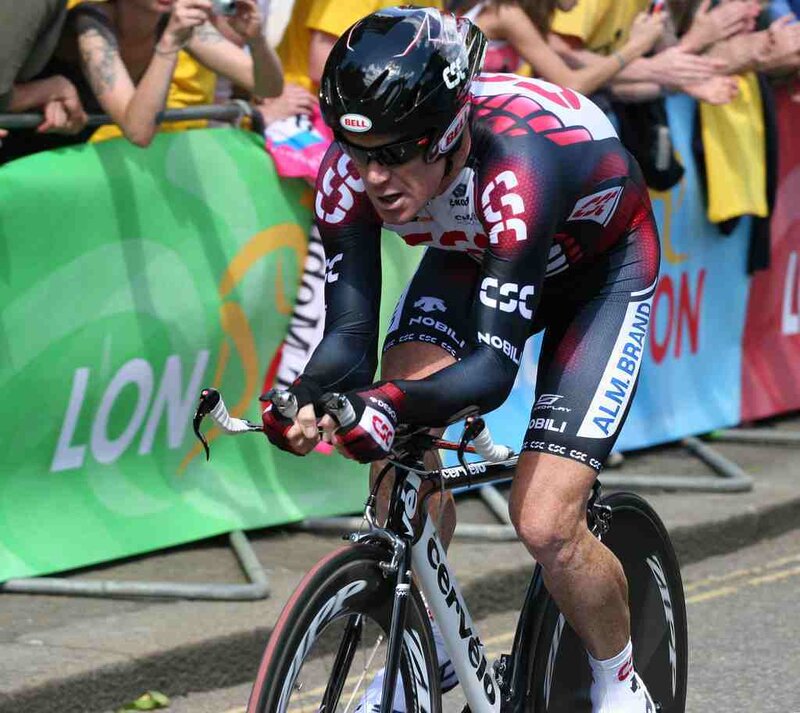 Cyclist on Road Bike — Black, Intense