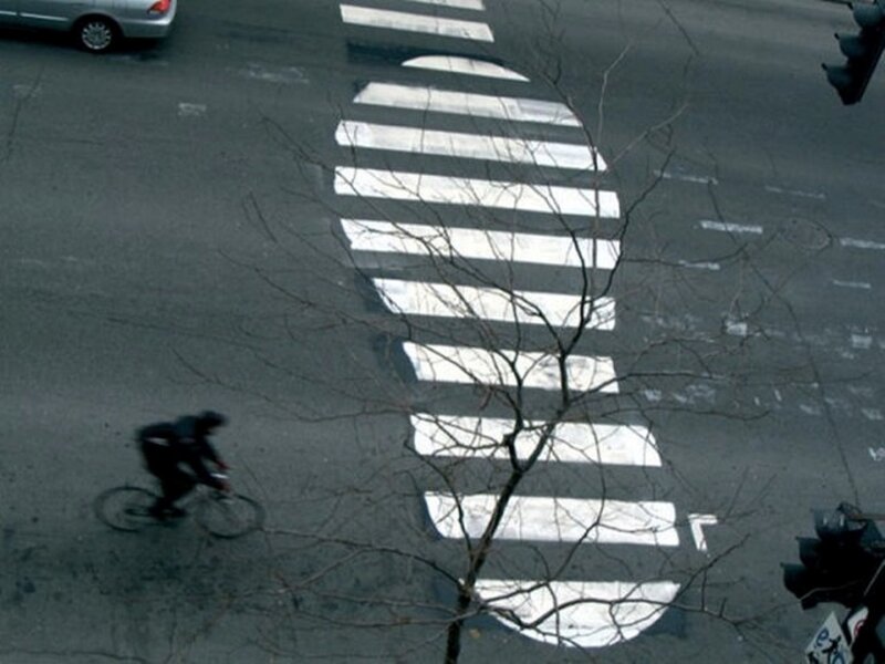 Cyclist on Street