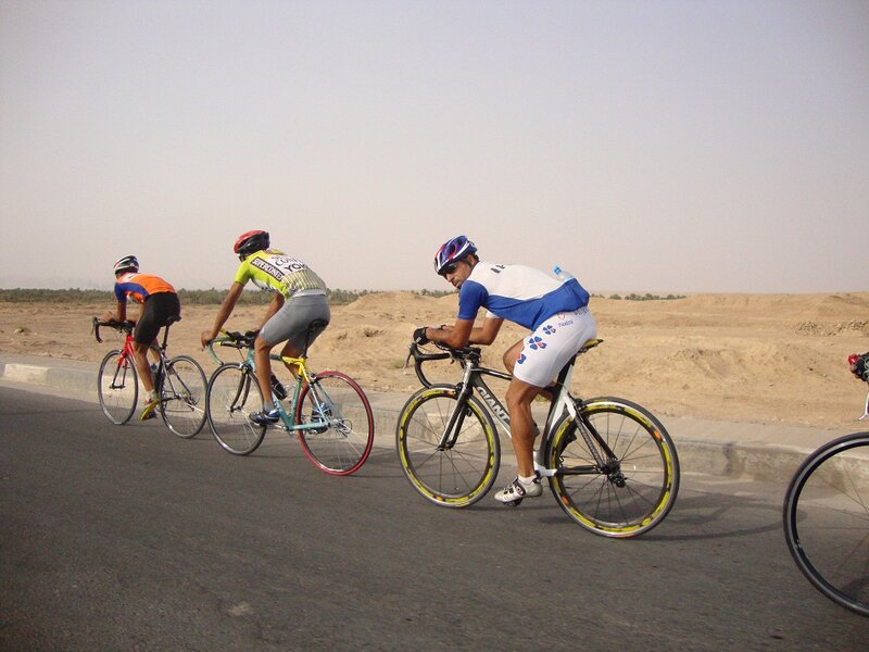 Cyclists on a Road
