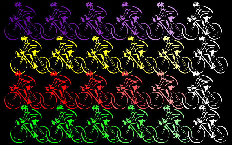 Cyclists on Bicycles