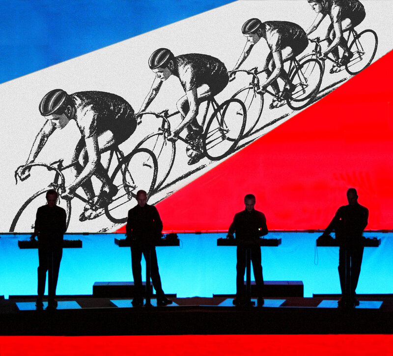 Cyclists on stage performance